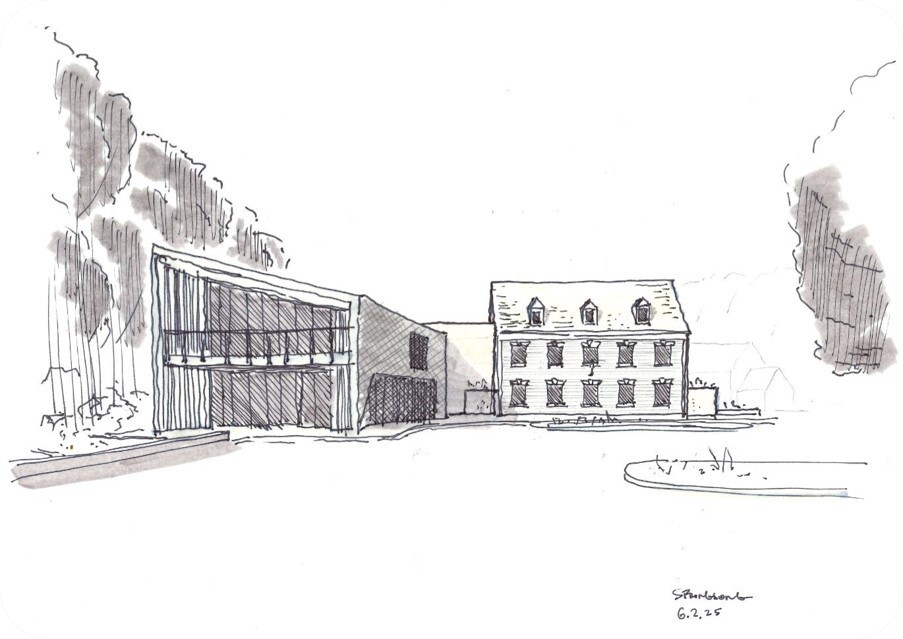 Sketch of the future Springsong museum 